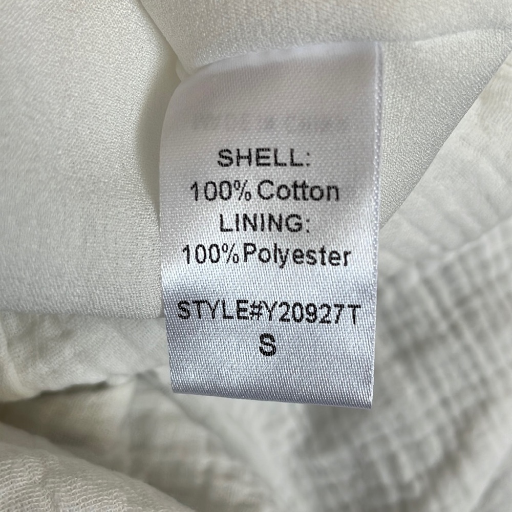 Tuckernuck Pomander Place White Lightweight Gauze Morgan Dress - Picture 12 of 13